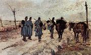 Marschierende Soldaten Giovanni Fattori